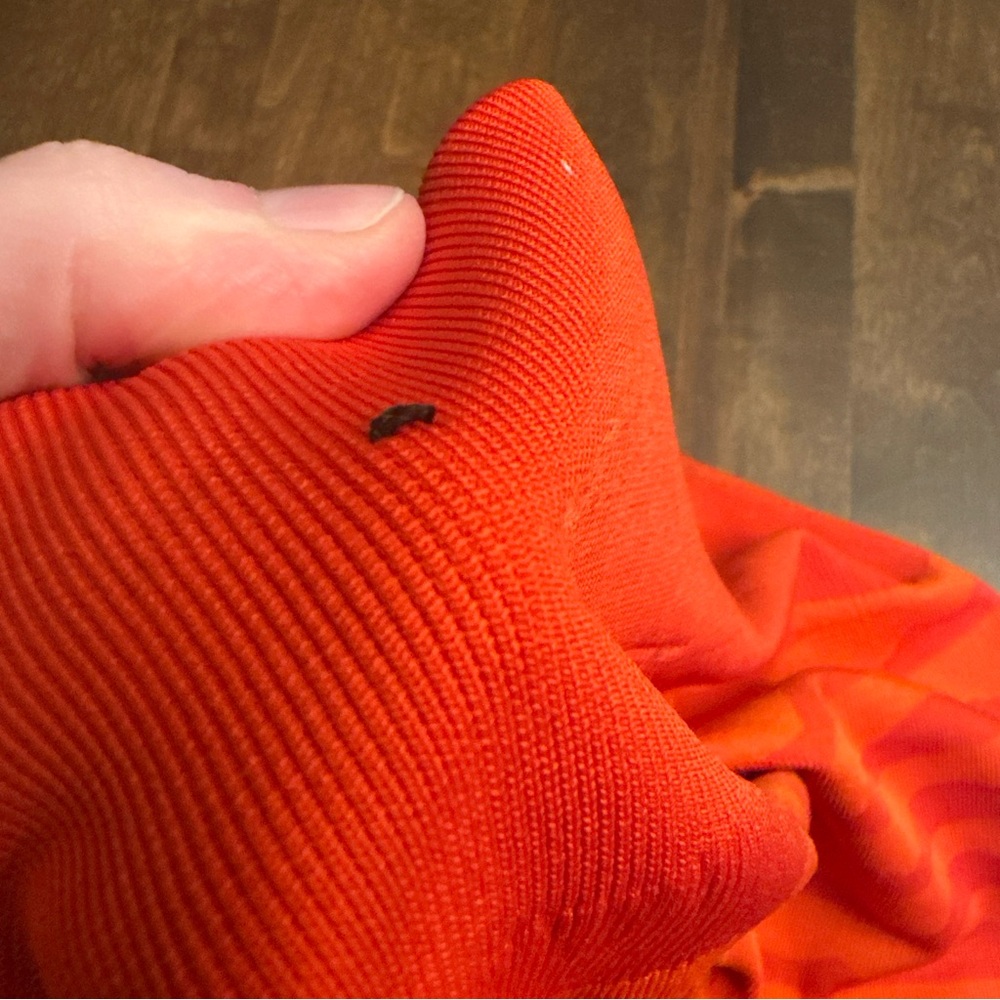 Adidas x‎ Marimekko Aeroknit 7/8 Leggings Small Orange Stripe Sexy Gym 🧡 - Picture 7 of 7